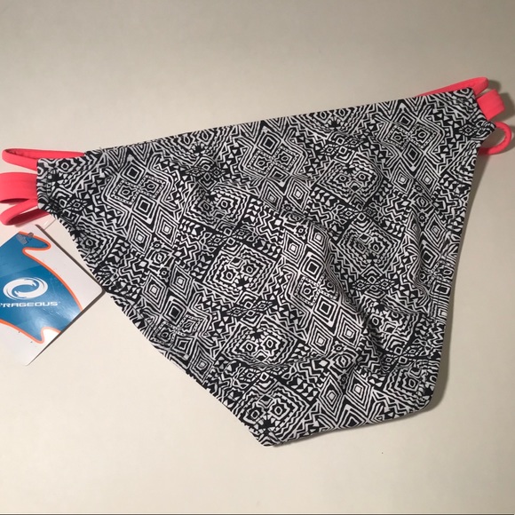 NWT O’RAGEOUS Tribal Boho Hipster Swim Bottoms S - Picture 4 of 8